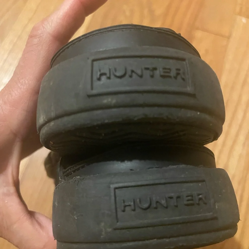 Hunter Black Quilted Footwear - Picture 5 of 5